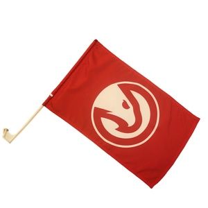 Authentic 2015 NBA Playoff Atlanta Hawks Car Flag